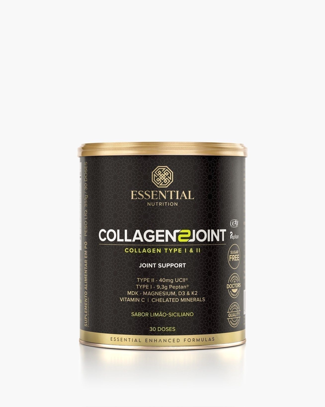 Collagen 2 Joint Limão-siciliano Lata 351g | 30 doses