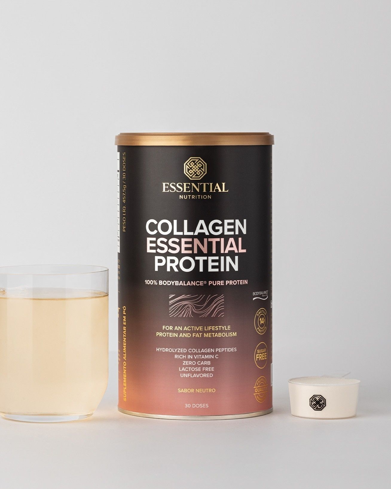 Collagen Essential Protein Neutro Lata 457,5g | 30 doses