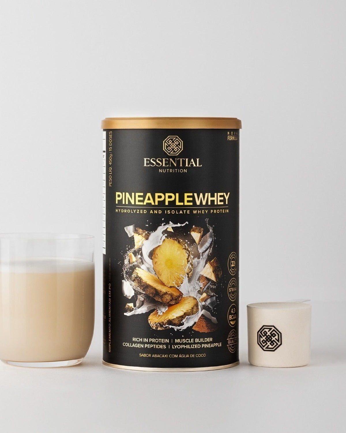Pineapple Whey Lata | 15 doses