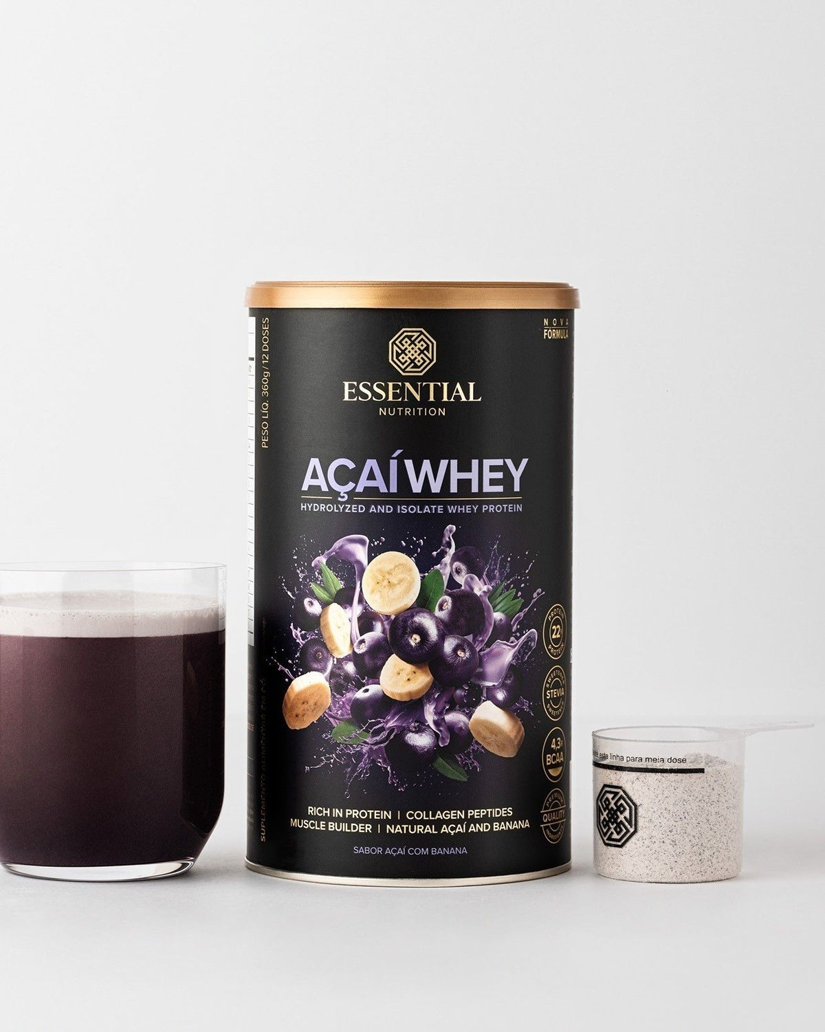 Açaí Whey Lata | 12 doses